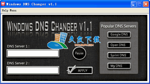 【DNS切换程序】Windows DNS Changer下载v英文版