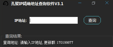 孔聚IP精确地址查询软件