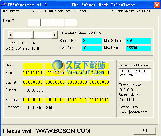 ip地址分析工具下载v英文免安装版