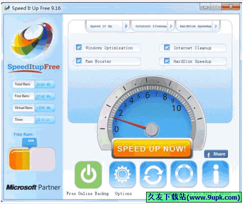 SpeedItup Free [系统优化工具]