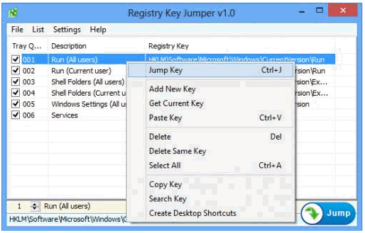 Registry Key Jumper 免安装版[注册表跳转程序]