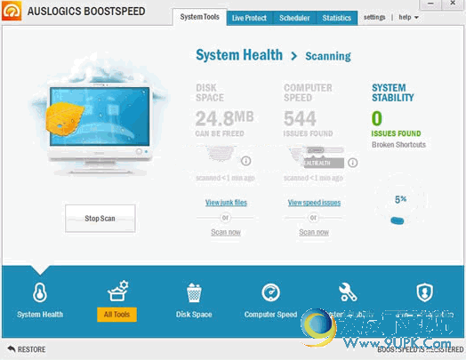 系统优化清理工具(Auslogics BoostSpeed)