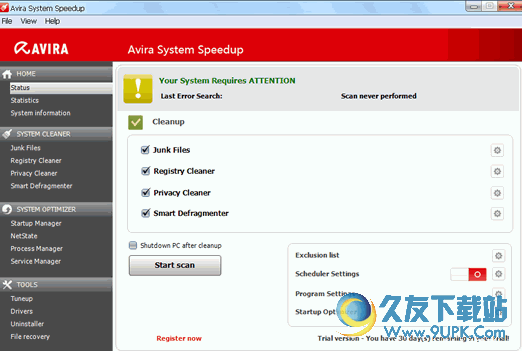 Avira System Speedup(小红伞系统优化工具箱) 注册版截图1