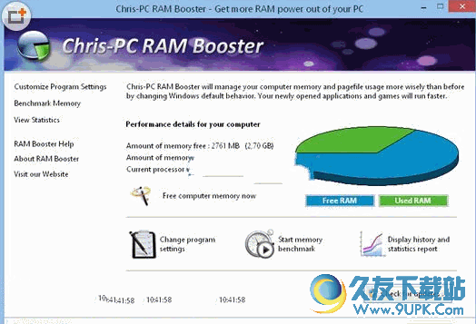 系统内存释放软件[Chris-PC RAM Booster破解版] v