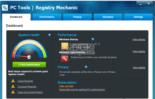 PC Tools Registry Mechanic 汉化特别版