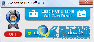 WebCam On-Off 免安装版[笔记本摄像头开关控制工具]