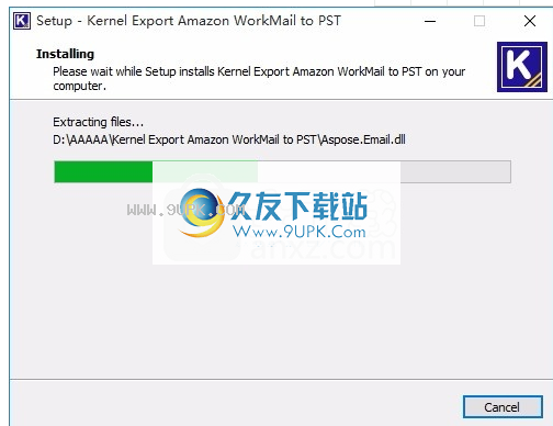 ExportAmazonWorkMailtoPST