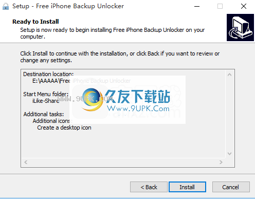 iLikeFreeiPhoneBackupUnlocker