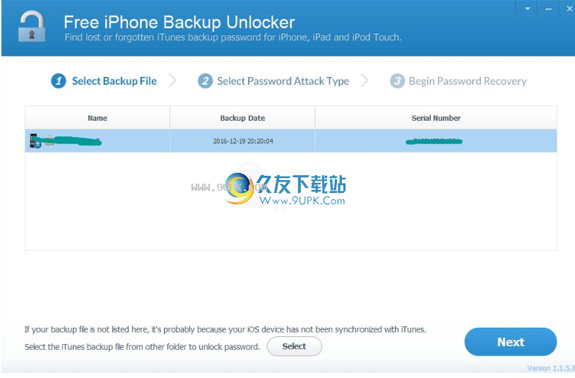 iLikeFreeiPhoneBackupUnlocker