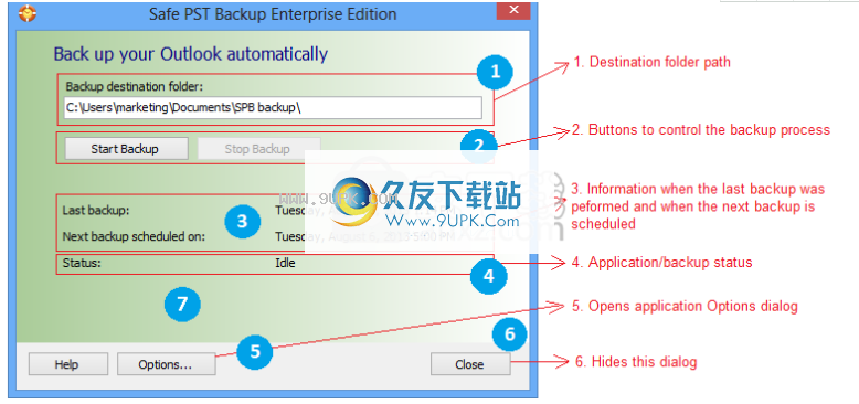 SafePSTBackup