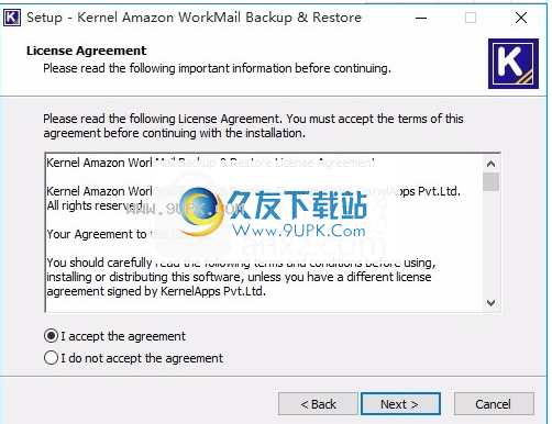 AmazonWorkMailBackupRestore