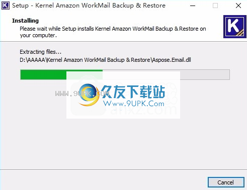 AmazonWorkMailBackupRestore
