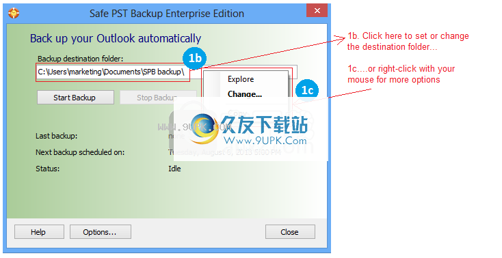 SafePSTBackup