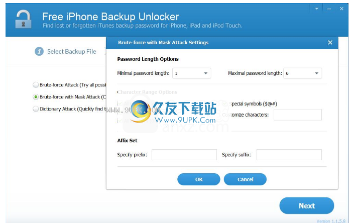 iLikeFreeiPhoneBackupUnlocker