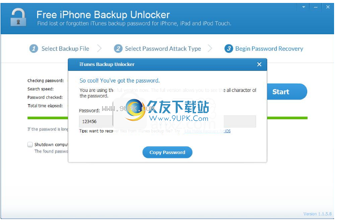 iLikeFreeiPhoneBackupUnlocker