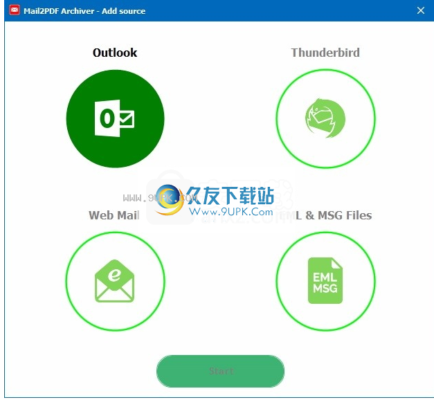 MailPDF Archiver