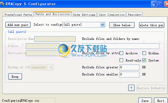 EVACopy下载英文免安装版_数据备份软件截图1