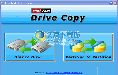 MiniTool Drive Copy下载英文版_硬盘对拷复制工具截图1