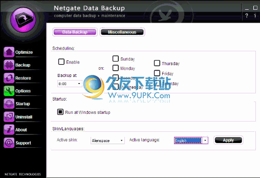 NETGATE Data Backup下载多语免安装版_计算机数据备份软件截图1
