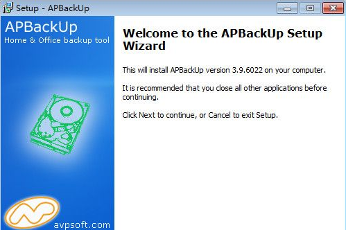 AVPSoft ApBackUp 英文截图1