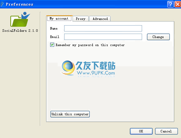 Social Folders下载中文版_同步管理社交网络个人数据软件截图1