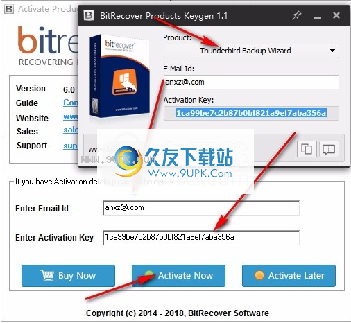 Thunderbird Backup Wizard截图1