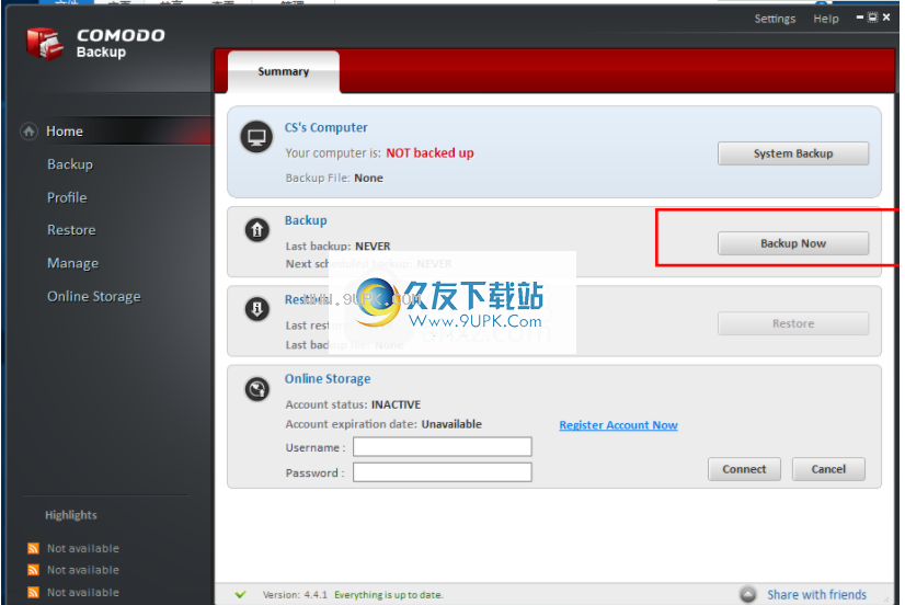 ComodoBackup