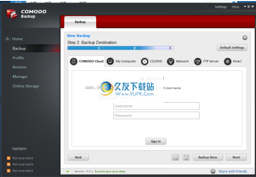 ComodoBackup