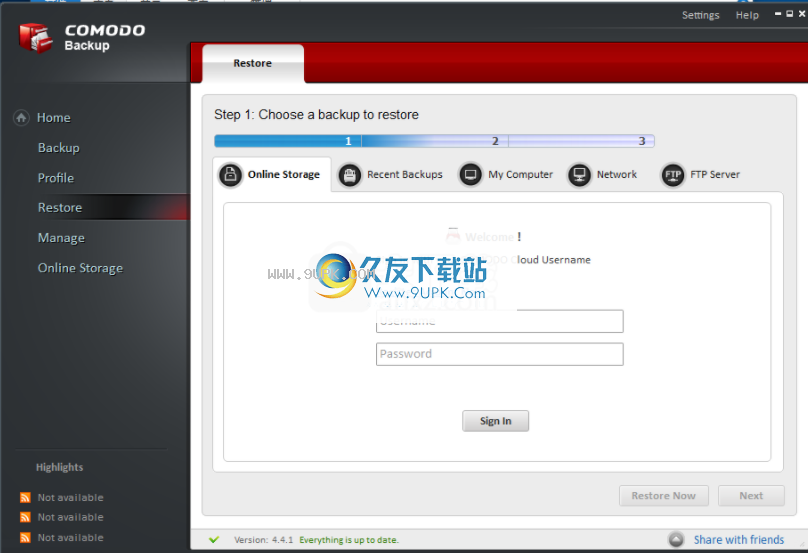 ComodoBackup
