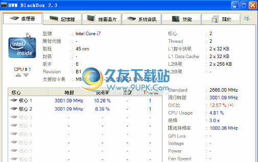 HWM BlackBox下载V中文免安装版_黑盒子系统信息检测器