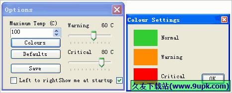 Temperature Taskbar 免安装版[电脑温度检测工具]截图1