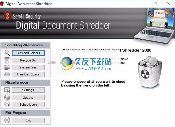 Digital Document Shredder