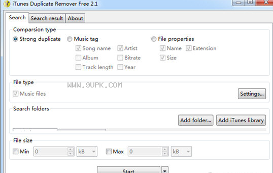 iTunes Duplicate Remover Free