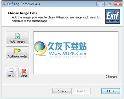Exif Tag Remover 英文[清除Exif标签信息工具]