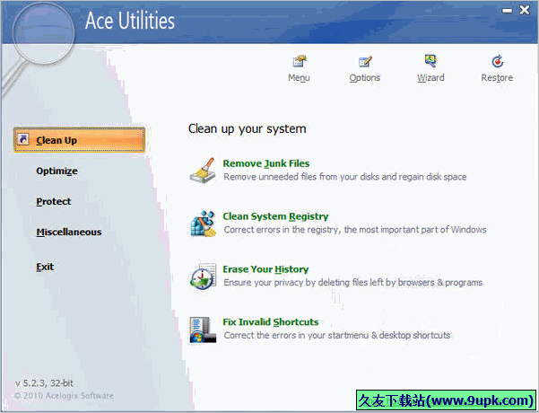 Acelogix Ace Utilities [清理系统垃圾工具]