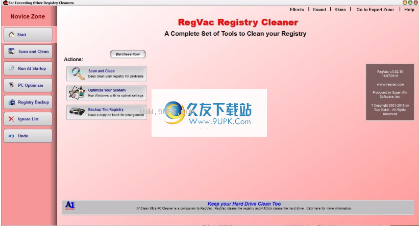 RegVacRegistryCleaner