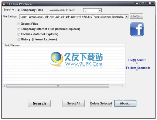 HLP Free PC Cleaner [垃圾文件清理器]