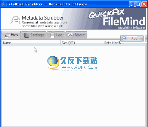 FileMind QuickFix下载英文免安装版_批量删除照片EXIT信息
