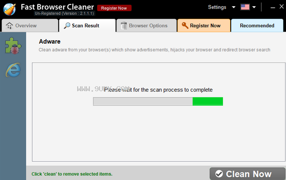 Fast Browser Cleaner