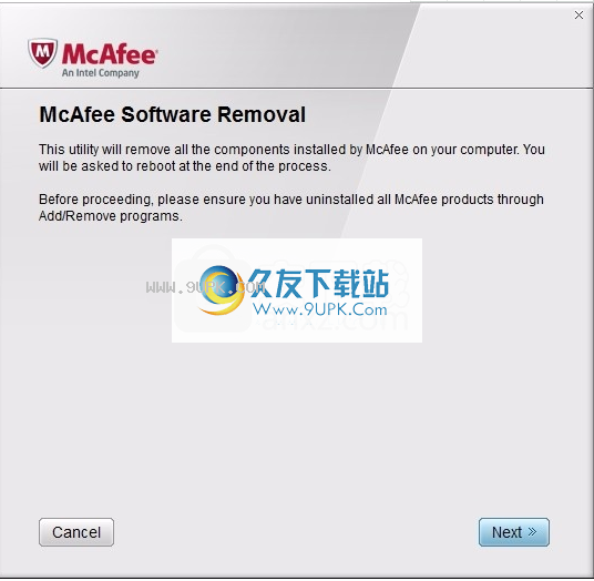 McAfeeConsumerProductRemovalTool