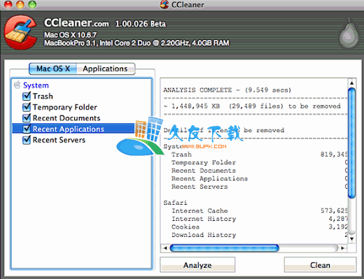 CCleaner for Mac 下载，Mac系统垃圾文件清理器