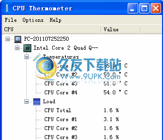 【多核CPU温度监控】CPU Thermometer下载v免安装版