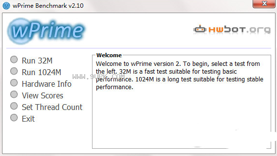wPrime Benchmark