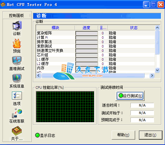 Hot CPU Tester Pro 下载，cpu压力测试工具