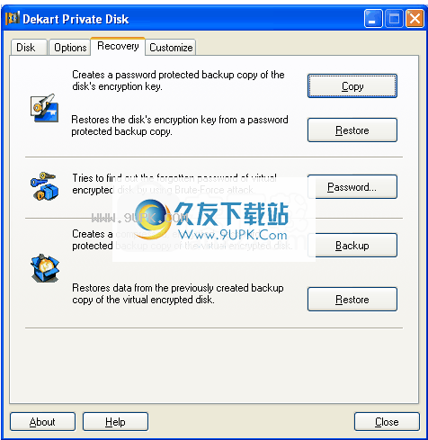 Dekart Private Disk