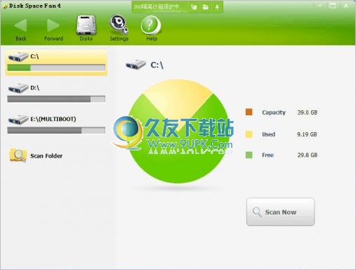 Cookapp Disk Space Fan