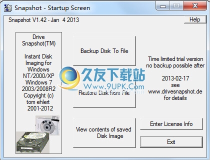 Drive SnapShot 免安装版