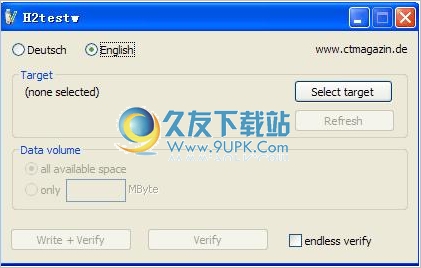 瑞和数码真假U盘测试软件 英文免安装版