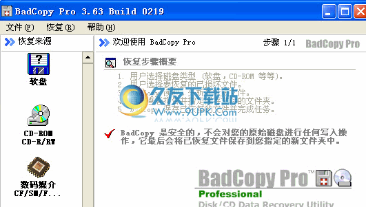BadCopy Pro下载汉化版[坏盘拷贝大师]