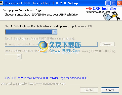 Universal USB Installer 英文免安装版